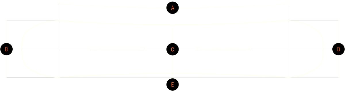 Yuki Pro - Sejiri board outline