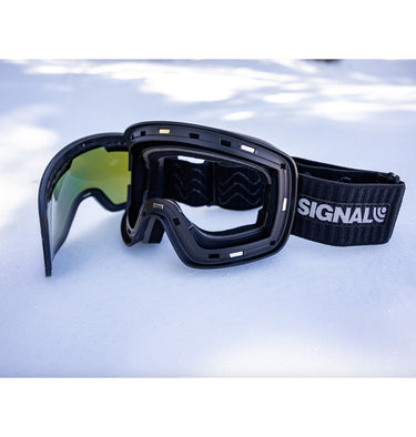 Signal Magnetic Snow Goggle with Blue and Yellow Lens
